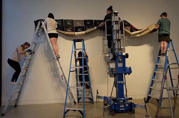 108|Contemporary staff at work, 2018, photo courtesy of 108|Contemporary 108|Contemporary staff at work