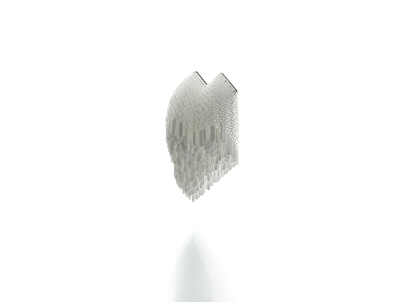 Ryungjae Jung, The Motion, 2019, polyamide, silver, 150 x 80 x 40 mm, photo: Kc studio