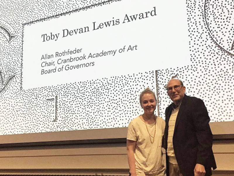 Emily Culver, Cranbrook Academy of Art Toby Devan Lewis Fellowship Recipient
