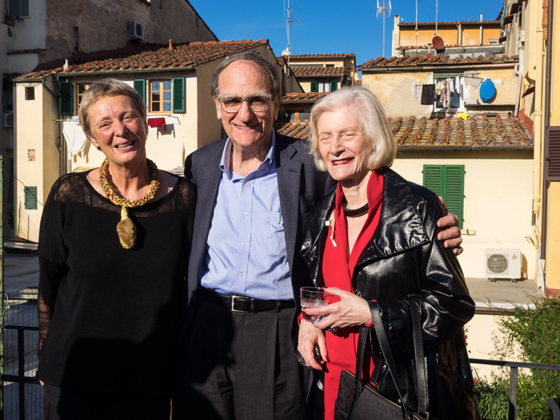Alchimia cofounder Doris Maninger with collectors Michael and Karen Rotenberg