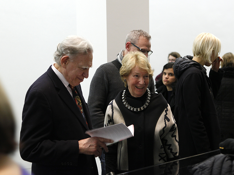 Ursula Ilse-Neumann and Lawrence Ilse-Neumann during the opening event of 2017, photo: Die Neue Sammlung (Archive)