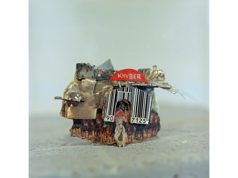 Masooma Syed, Khyber, object, silver, paper, nail enamel, cord, photo courtesy of the artist Masooma Syed, Khyber