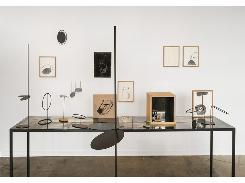 Iris Eichenberg, Real, 2015, installation, polymer clay, glass, wood, steel, paper, beeswax, linen, cotton, sand, circa 2.4 x 1.