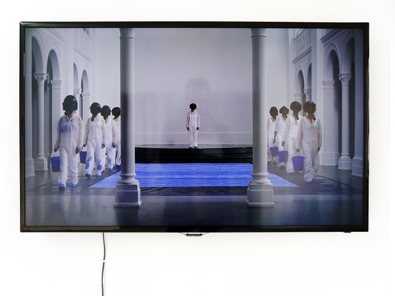 Yuka Oyama, film still from Helmet—River, 2015, 6:56, photo: Benjamin Lignel Yuka Oyama, film still from Helmet—River, 2015, 6:56, photo: Benjamin Lignel