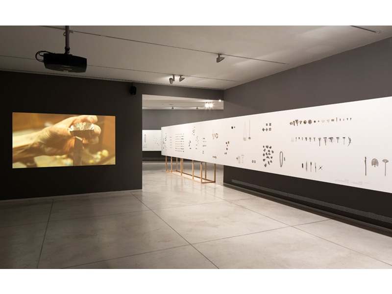 Exhibition View, Artificial Stones, 2015-17, Vered Kaminski, the Tel Aviv Museum of Art, Tel Aviv, photo: Elad Sarig