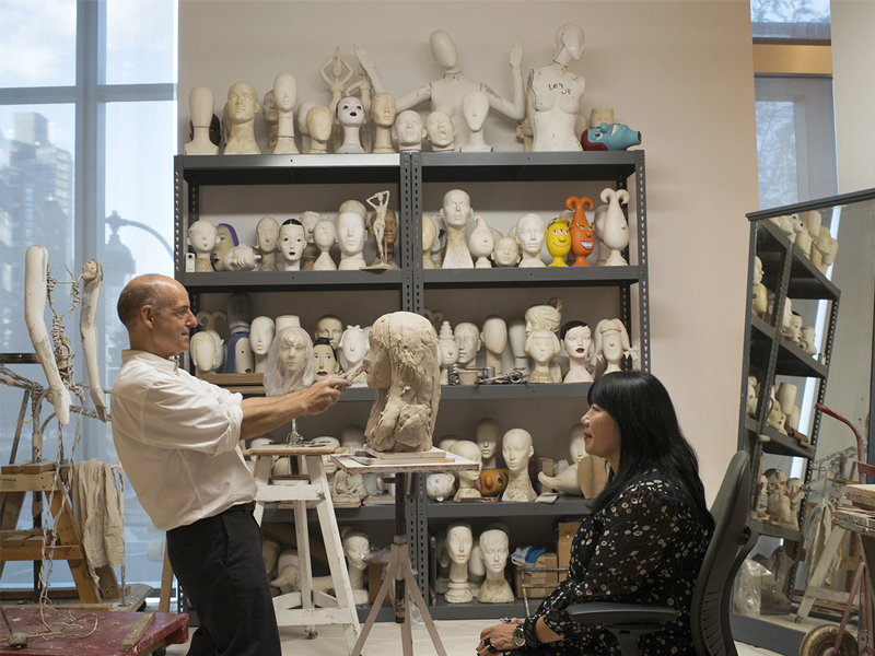 Sculpting with Michael Evert