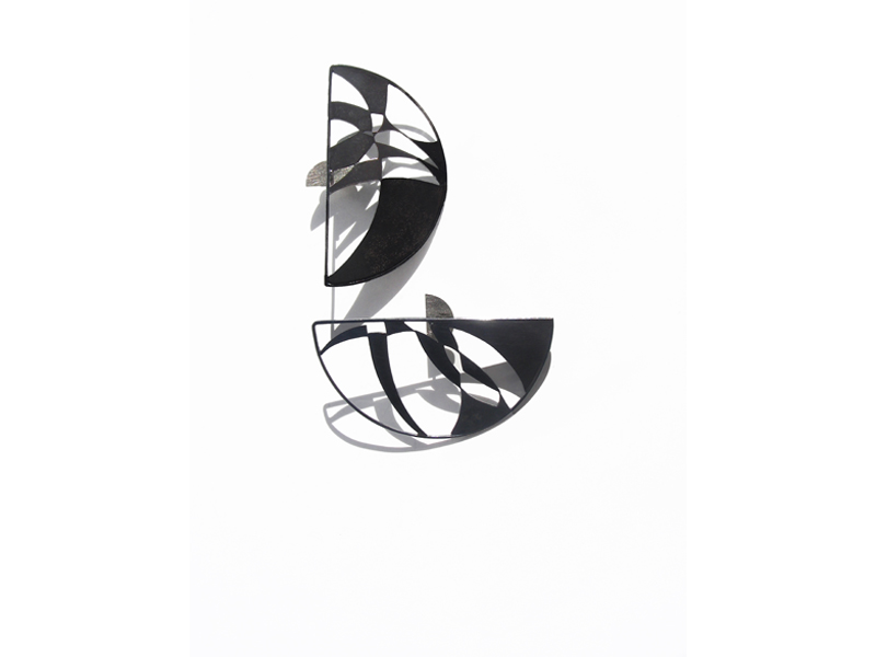 Anna Lindsay MacDonald, ear studs, 2016, sterling silver, 60 x 35 x 20 mm, photo: artist
