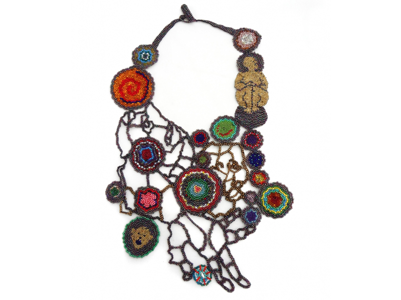 Joyce J. Scott, Outline, necklace