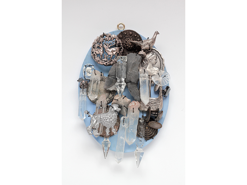 Anna Rikkinen, Collecting Trophies, 2019, wall piece, mixed media, 20 x 14 x 7 cm, photo: Juhana Rikkinen Anna Rikkinen, Collecting Trophies, 2019