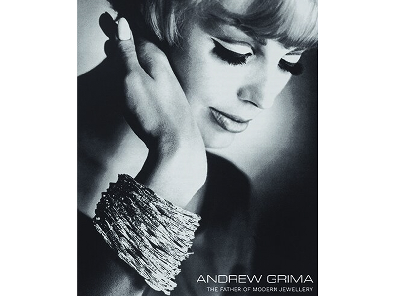 The cover of the book Andrew Grima: The Father of Modern Jewellery