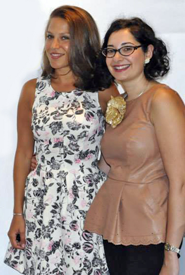 Ruta Reifen and Bella Neyman at the opening of Wear it Loud