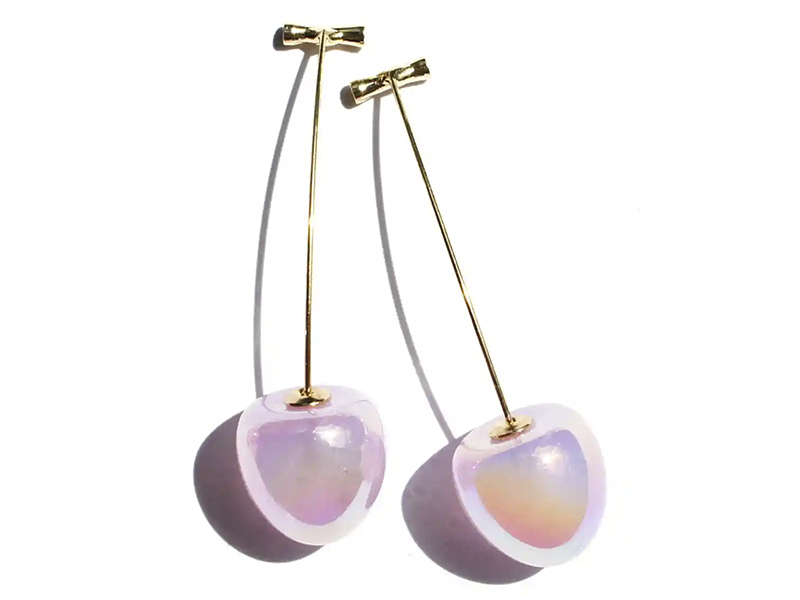 cherry-shaped earrings
