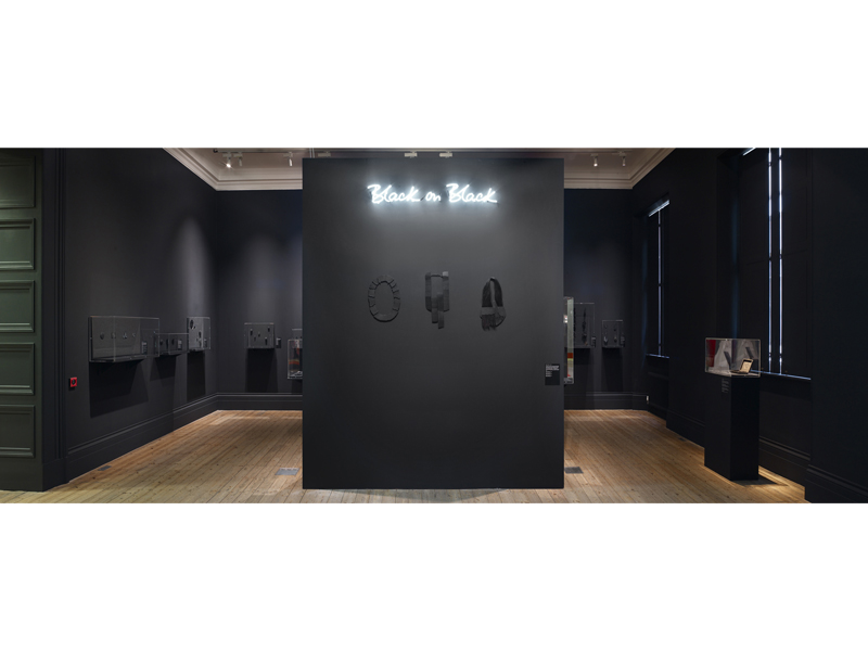 Exhibition view, Black on Black, 2015-16, Manchester Art Gallery, Manchester, photo: courtesy of Manchester Art Gallery 2015