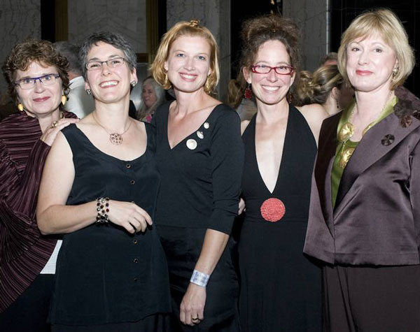 Nancy Worden, Myra Mimlisch Gray, Heather White, Tina Rath and Susan Beech