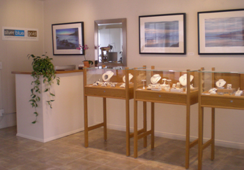 Inside the Silver, Blue and Gold Gallery