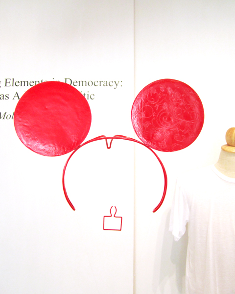 Taweesak Molsawat, The Missing Elements of Democracy No. 1: Capitalism Democracy No. 2, installation shot in the gallery, photo: Taweesak Molsawat