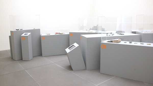 Exhibition installation, Helen Britton, The Things I See, 2013, Neues Museum, Nuremberg, Germany, photo: artist