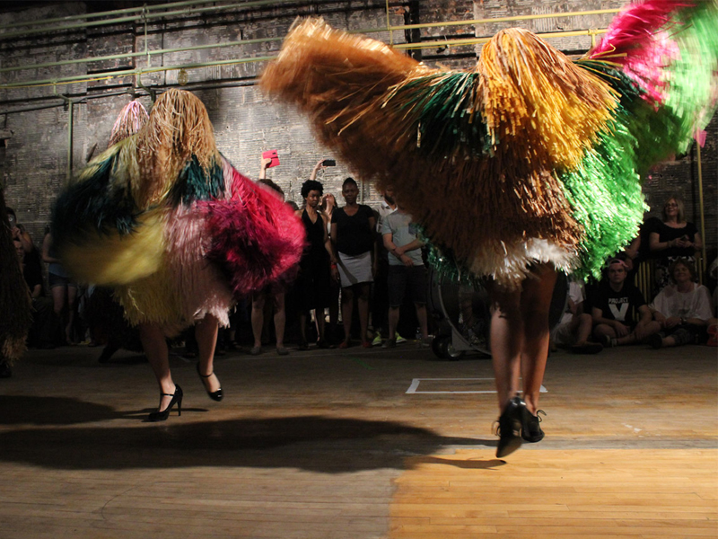 Nick Cave’s Dance Lab performance at the Ruth Ellis Center, Detroit MI, on July 
