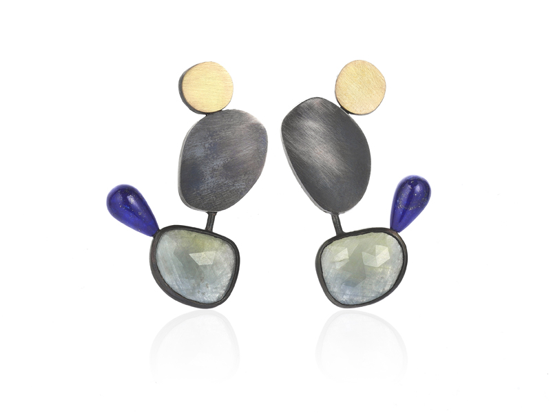 Senay Akin, Peacock Earrings