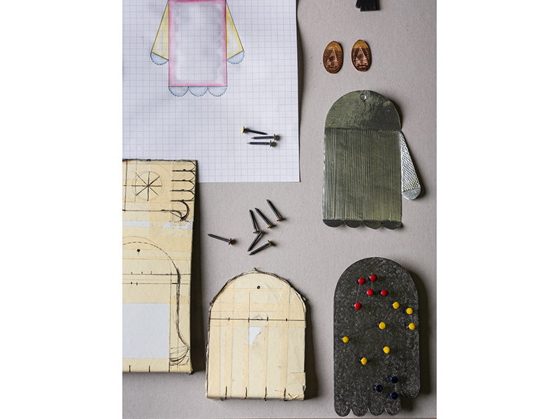 Sophie Hanagarth, objects, diverse media, and drafts, from the series "The Hand of the Fatima," 2019, photo copyright Marcel Krummrich / Verband Bildender Künstler Thüringen Sophie Hanagarth, objects, diverse media, and drafts