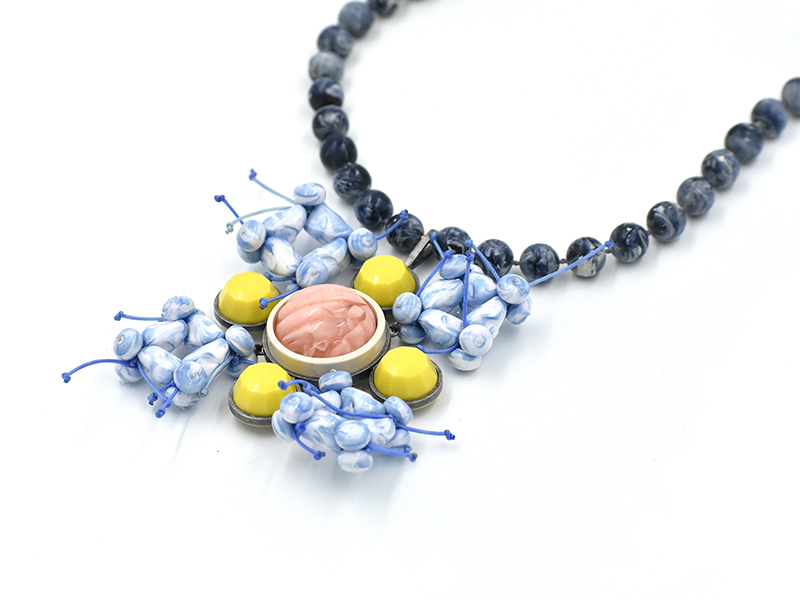 Taylor King, Marbled Necklace, 2019