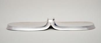 Myra Mimlitsch-Gray, Split Slab, 2012, silver, 6.35 x 45.72 x 12.7 cm, photo: artist Myra Mimlitsch-Gray