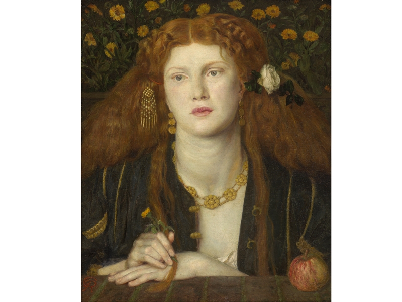 Bocca Baciata (Lips That Have Been Kissed), Dante Gabriel Rossetti (English, 1828–1882), 1859, oil on panel, gift of James Lawrence, photo © Museum of Fine Arts, Boston Bocca Baciata (Lips That Have Been Kissed), Dante Gabriel Rossetti