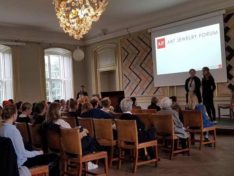 Marie Louise Kristensen and Annette Dam addressing conference attendees at Designmuseum Danmark, photo courtesy of Susan Kempin Marie Louise Kristensen and Annette Dam