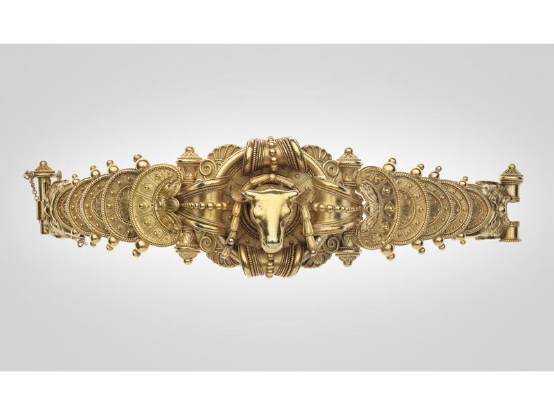 Etruscan Revival Bracelet, Ernesto Pierret 