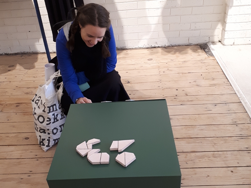 Annie Gobel, Puzzle Time, 2017, photo: V.S. Rajan Annie Gobel, Puzzle Time
