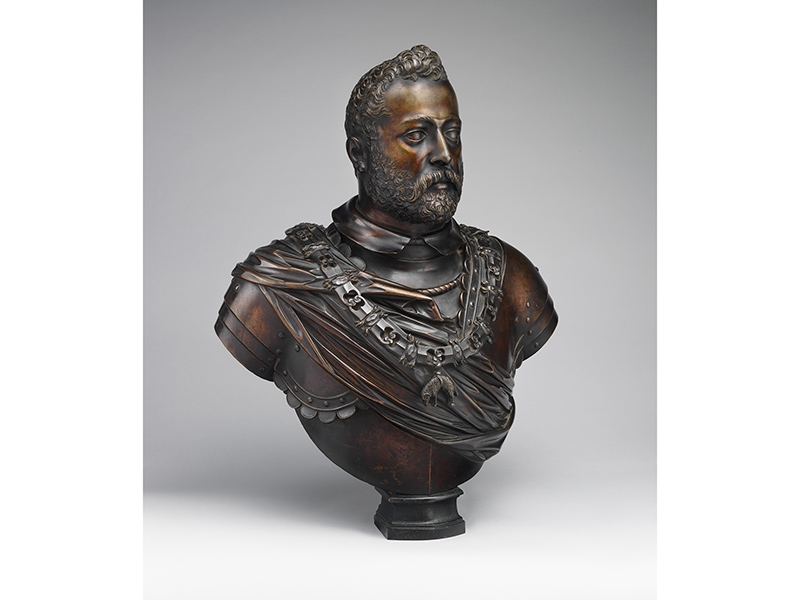 Francesco I de' Medici (1541–1587), Grand Duke of Tuscany, after a model by Giambologna (Netherlandish, Douai 1529–1608 Florence), probably cast by Pietro Tacca (Italian, Carrara 1577–1640 Florence), modeled 1585–1587, cast circa 1611, Italian, Florence, bronze, 772 x 622 x 347 mm (30 3/8 x 24 1/2 x 13 11/16 inches), The Metropolitan Museum of Art, Purchase, Gift of Irwin Untermyer and Bequest of Ella Morris de Peyster, by exchange; Edith Perry Chapman Bequest; Robert Lehman Foundation Inc. Gift; Edward J. Gallagher Jr. Bequest, in memory of his father, Edward Joseph Gallagher, his mother, Ann Hay Gallagher, and his son, Edward Joseph Gallagher III; and Harris Brisbane Dick, Rogers, Pfeiffer, Louis V. Bell and Dodge Funds, 1983 (1983.450) Francesco I de' Medici