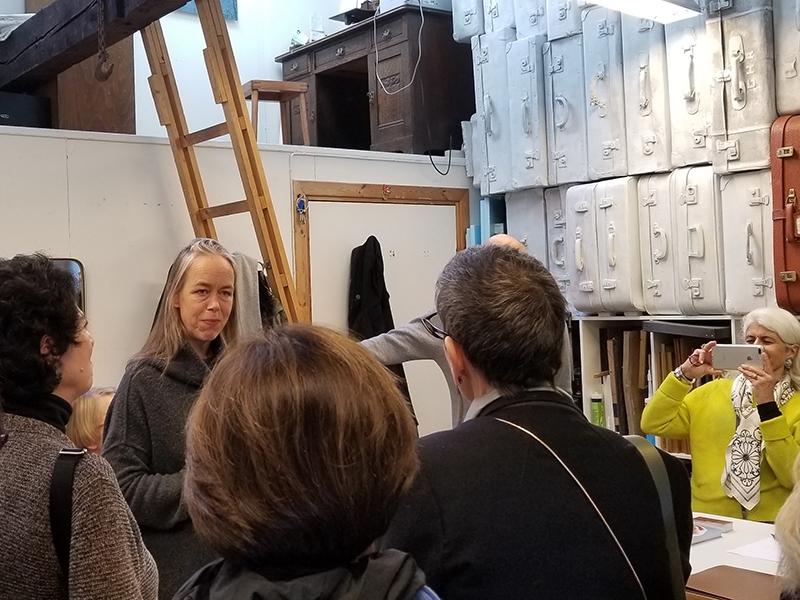 Visiting Nanna Melland’s studio in Oslo, where she tells us about her work, photo courtesy of Susan Kempin Visiting Nanna Melland’s studio in Oslo