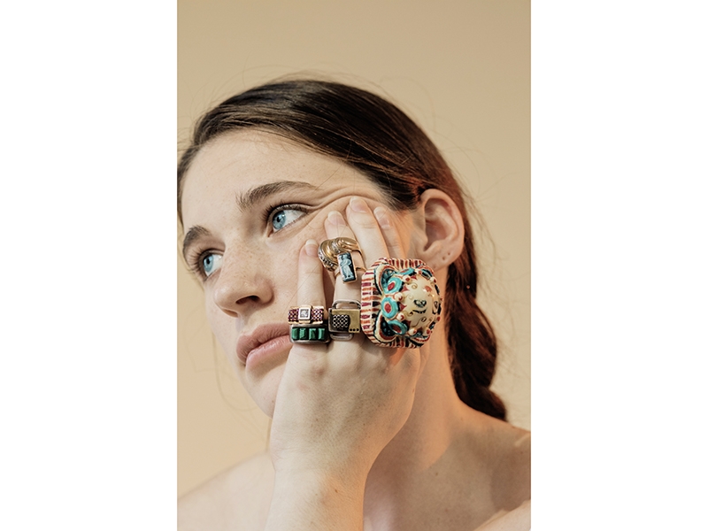 Rings from TJL Collection, 2018, photo: Luca Venter Rings from TJL Collection, 2018, photo: Luca Venter