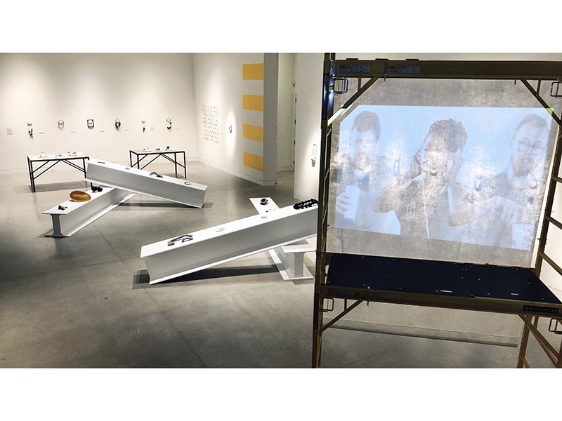 Exhibition view, Building on the Body, 2019, 108 Contemporary, Tulsa, OK, USA, photo: Jack Dean Exhibition view, Building on the Body, 2019