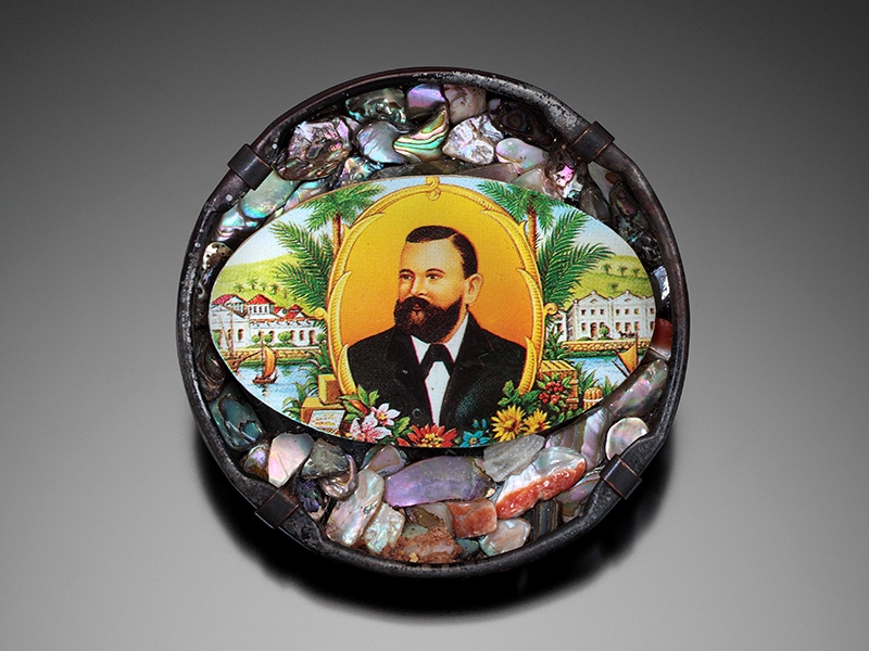 Robert Ebendorf, title and date unknown, mixed media, 114 x 70 mm, Bequest of the Estate of Mia McEldowney, Tacoma Art Museum, 2014.19.11, photo: Doug Yaple Robert Ebendorf, title and date unknown