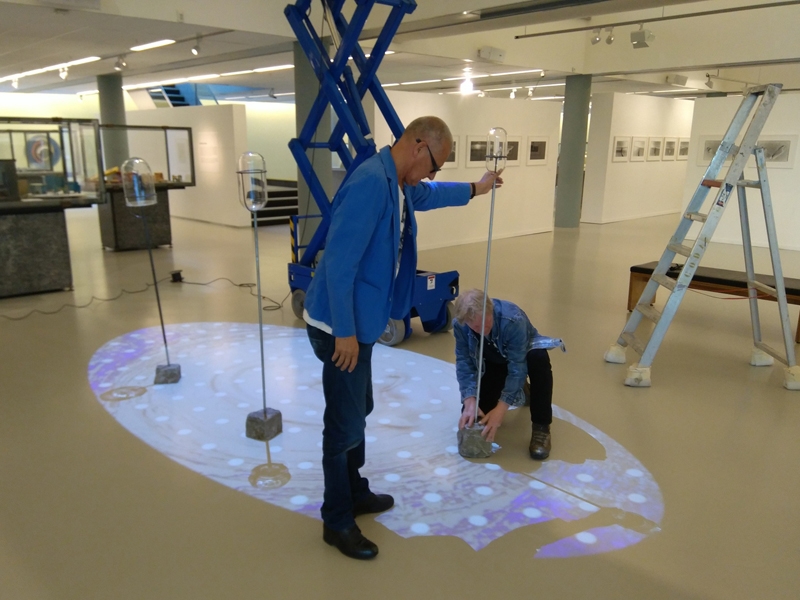 May 24, 2017, projection test setup, Ruudt Peters and Robert Wooning, photo: Ruudt Peters
