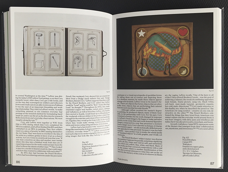 Pages 86–87 of the book In Flux, photo: Nathalie Mornu Pages 86–87 of the book In Flux