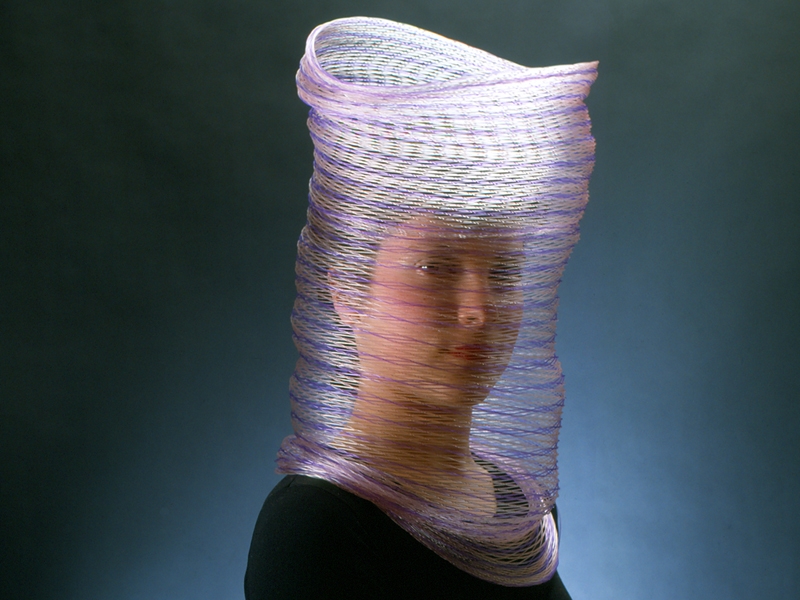 Caroline Broadhead, Necklace/Veil, 1982, photo: David Ward Caroline Broadhead, Necklace/Veil