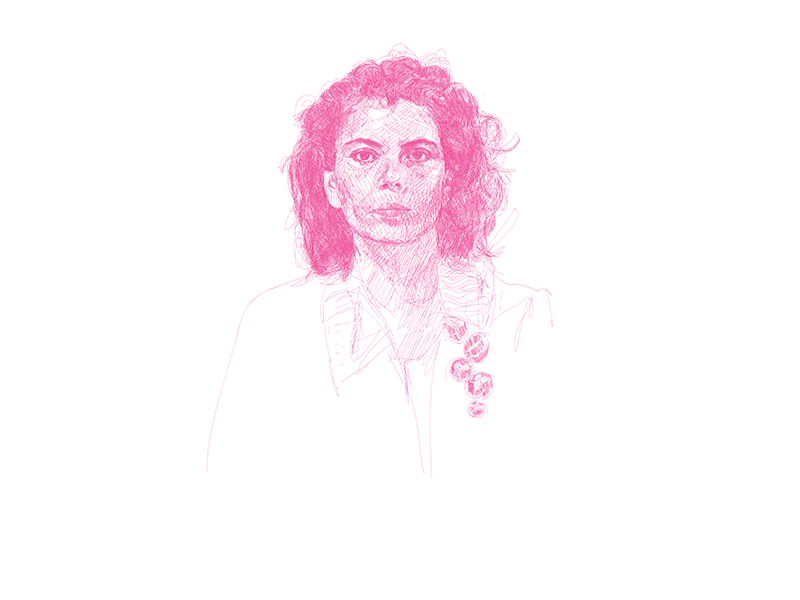 Azbe Rowa-Ricardo di Parodi, portrait of Claudia Betancourt, 2016, digital drawing, courtesy of Walka Studio Azbe Rowa-Ricardo di Parodi, portrait of Claudia Betancourt