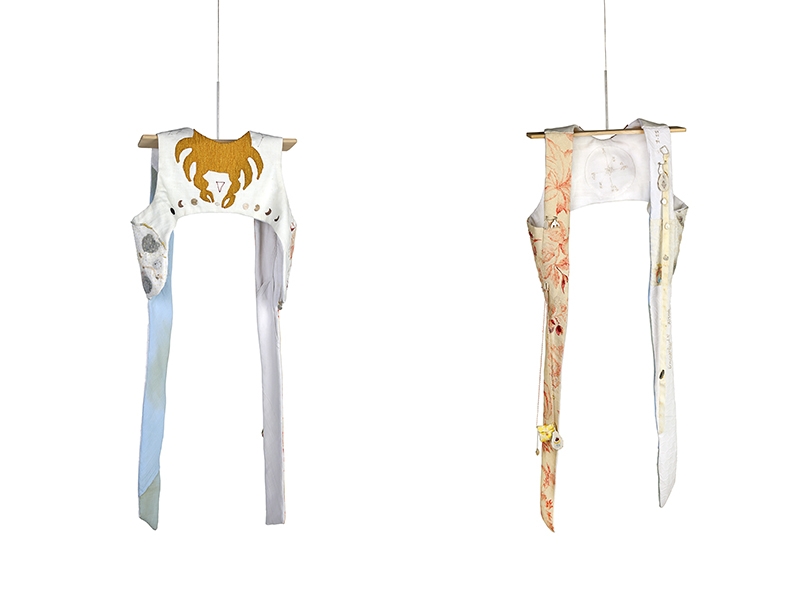 Corina Mascotti, 2018, dickey, fabric, 90x130 cm, photo: Negro Karamanian Corina Mascotti