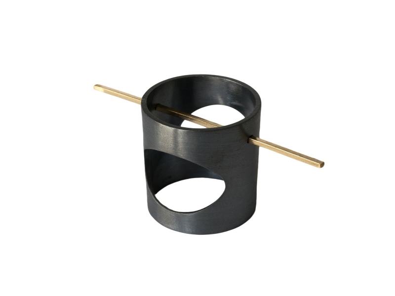 Laura Forte, Deep, 2017, ring, silver and gold 2 cm approximately, Photographer: Laura Forte Laura Forte, Deep