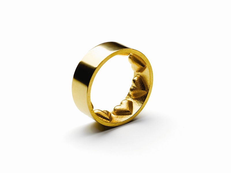 Kim Buck, Deep Inside, 2001, ring, photo courtesy of artist Kim Buck, Deep Inside