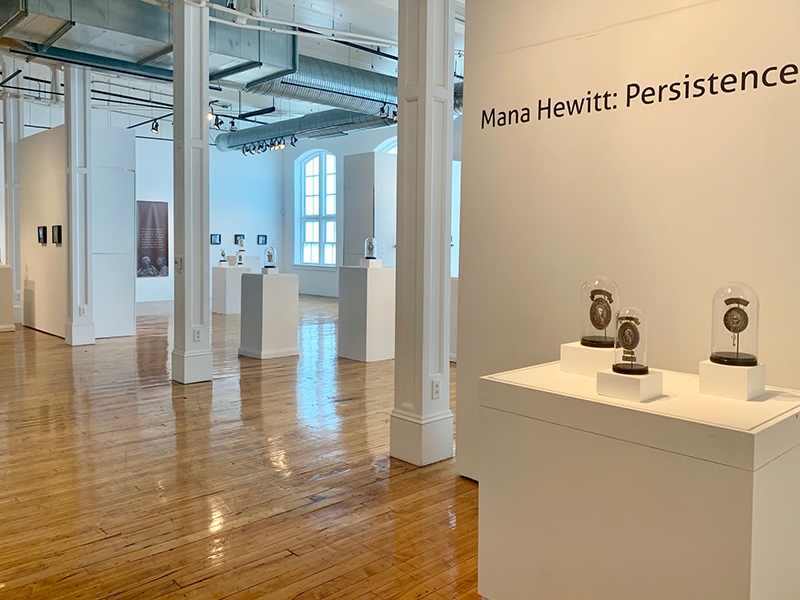 Exhibition view, Persistence, Mana Hewitt, 2019, 701 Center for Contemporary Art, Columbia, SC, USA, photo: Harlow Tighe Exhibition view, Persistence, Mana Hewitt