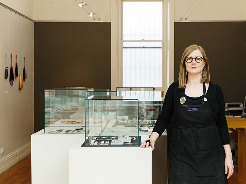 Jane Bowden at Zu design, image courtesy of Jane Bowden and wellmade, photo: Jonathan VDK Jane Bowden at Zu design