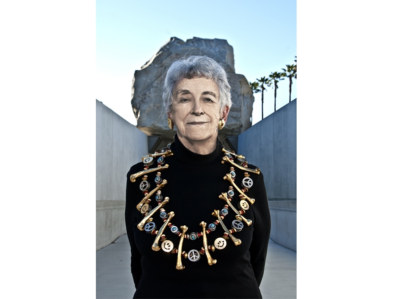 Lois Boardman, 2015, photo: Wayne Shimabukuro © Michael Heizer (cropped from the original) Lois Boardman