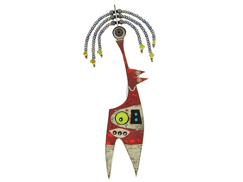 Tod Pardon, Solou, 2007, brooch/sculpture, 70 x 178 mm, photo courtesy of Aaron Faber Gallery Tod Pardon, Solou