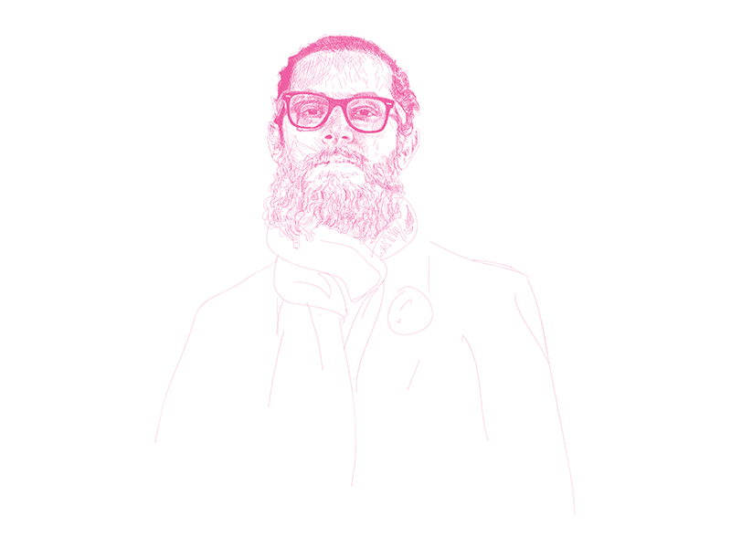 Azbe Rowa-Ricardo di Parodi, portrait of Nano Pulgar, 2016, digital drawing, courtesy of Walka Studio Azbe Rowa-Ricardo di Parodi, portrait of Nano Pulgar