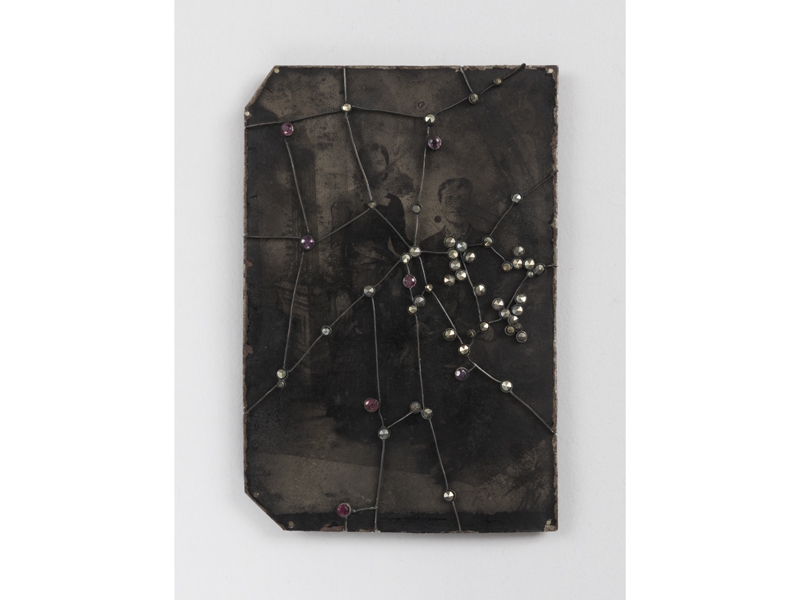 Bettina Speckner, Untitled, 2005, brooch, ferrotype (or tintype), silver, silver wire, rubies, marcasite, 89 x 60 x 6 mm, photo courtesy of Cooper Hewitt, Smithsonian Design Museum Bettina Speckner, Untitled