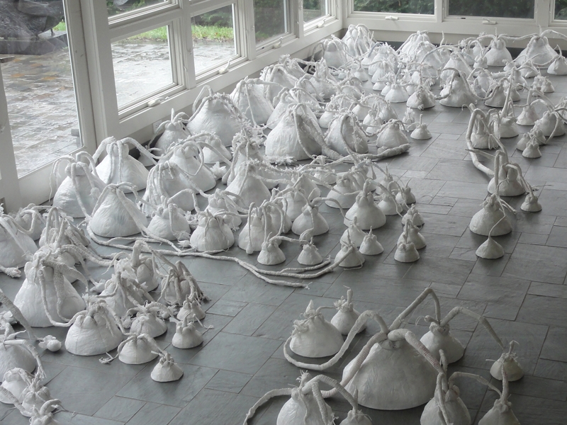 Finale of the durational installation of Yevgeniya Kaganovich’s Glow, 2016, at Lynden Sculpture Garden, Milwaukee, photo: Jim Charles Yevgeniya Kaganovich, Glow
