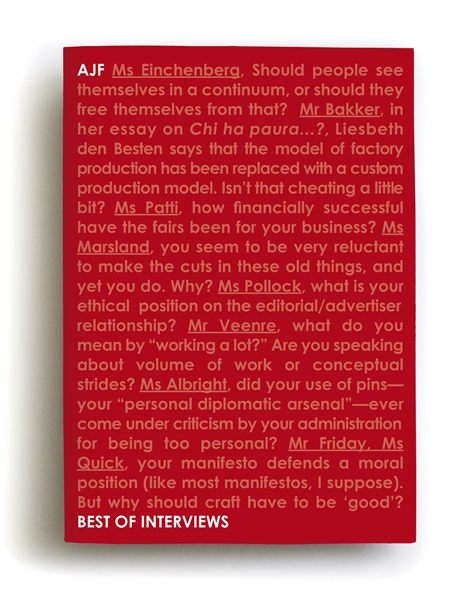 Best of Interviews, editor: Benjamin Lignel Best of Interviews, editor: Benjamin Lignel